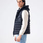 HOODED PUFFER VEST