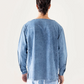 DENIM CREW NECK SHIRT
