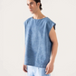 FADED DENIM TANK TOP