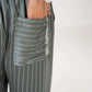 STRIPED WIDE LONG TROUSER