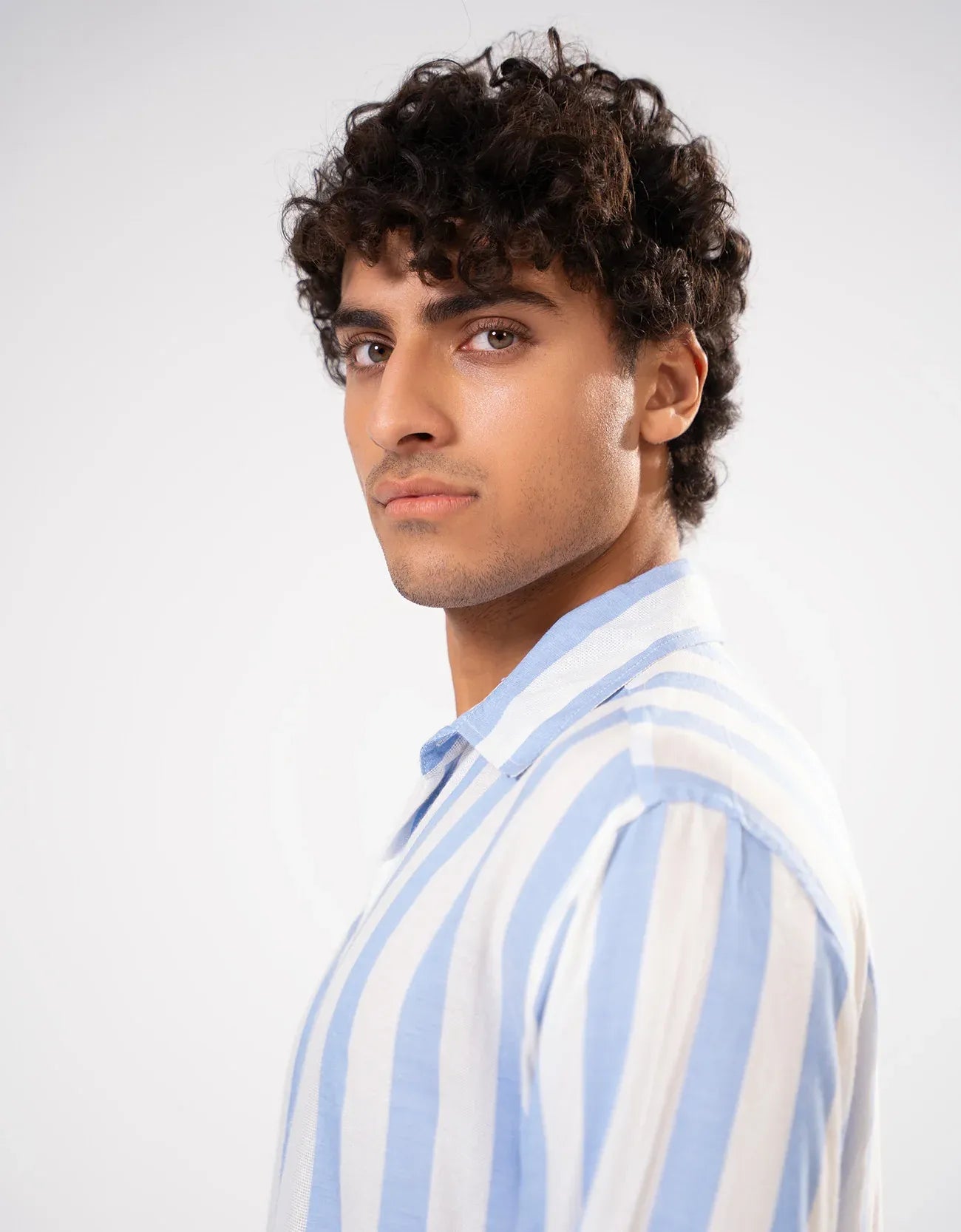 RELAXED FIT STRIPE SHIRT