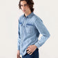 DENIM BUTTON DOWN SHIRT