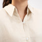 TEXTURED BUTTON DOWN SHIRT