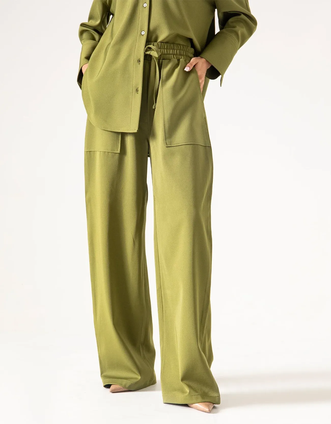 WIDE LEG PANAMA TROUSER
