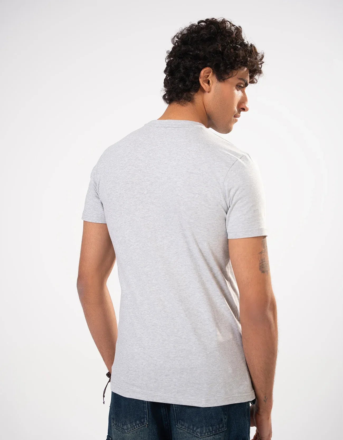 PATCH POCKET CREW NECK TEE