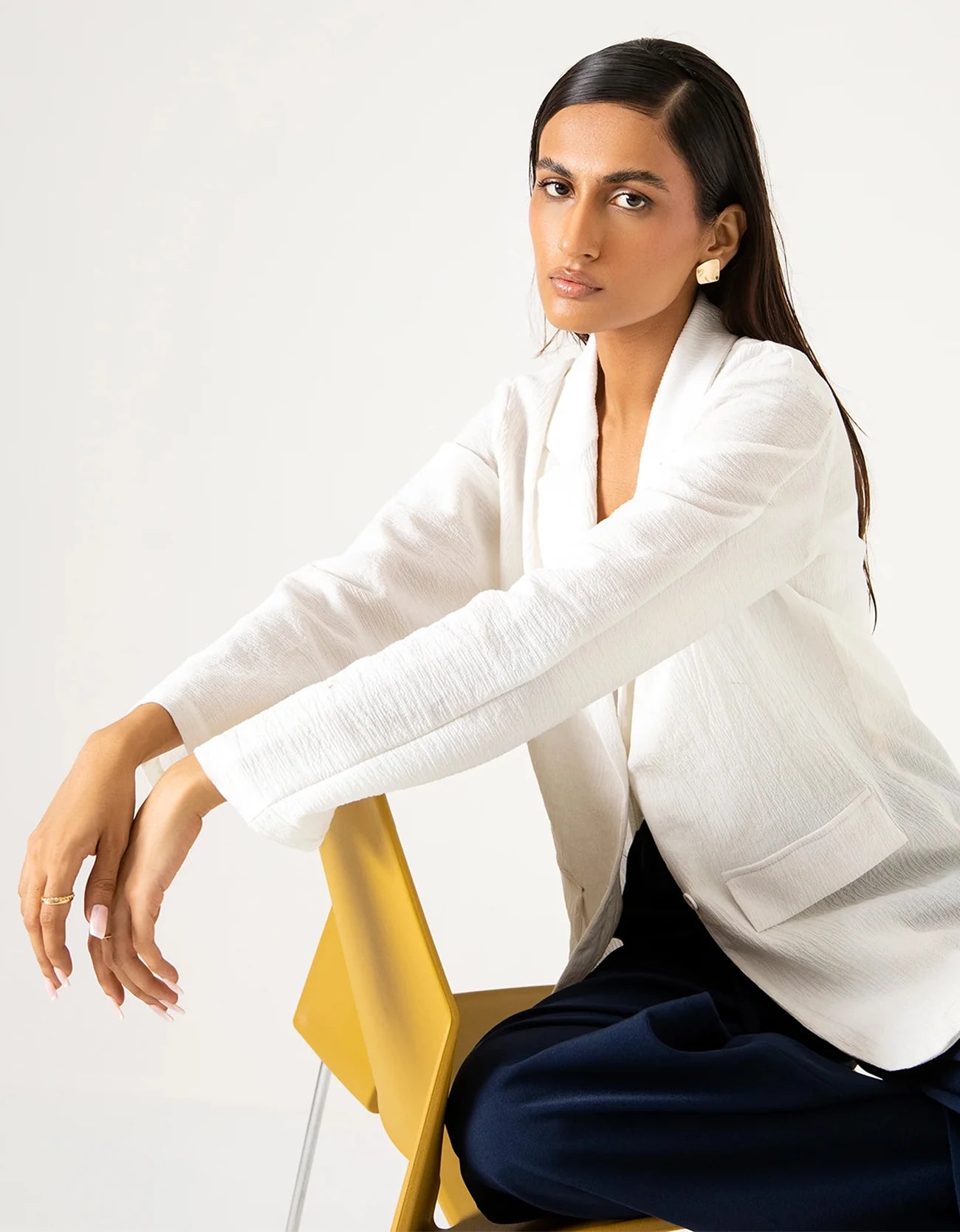 TAILORED TEXTURED BLAZER