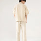 MUSLIN OVERSIZED PATCH POCKET OVERSHIRT
