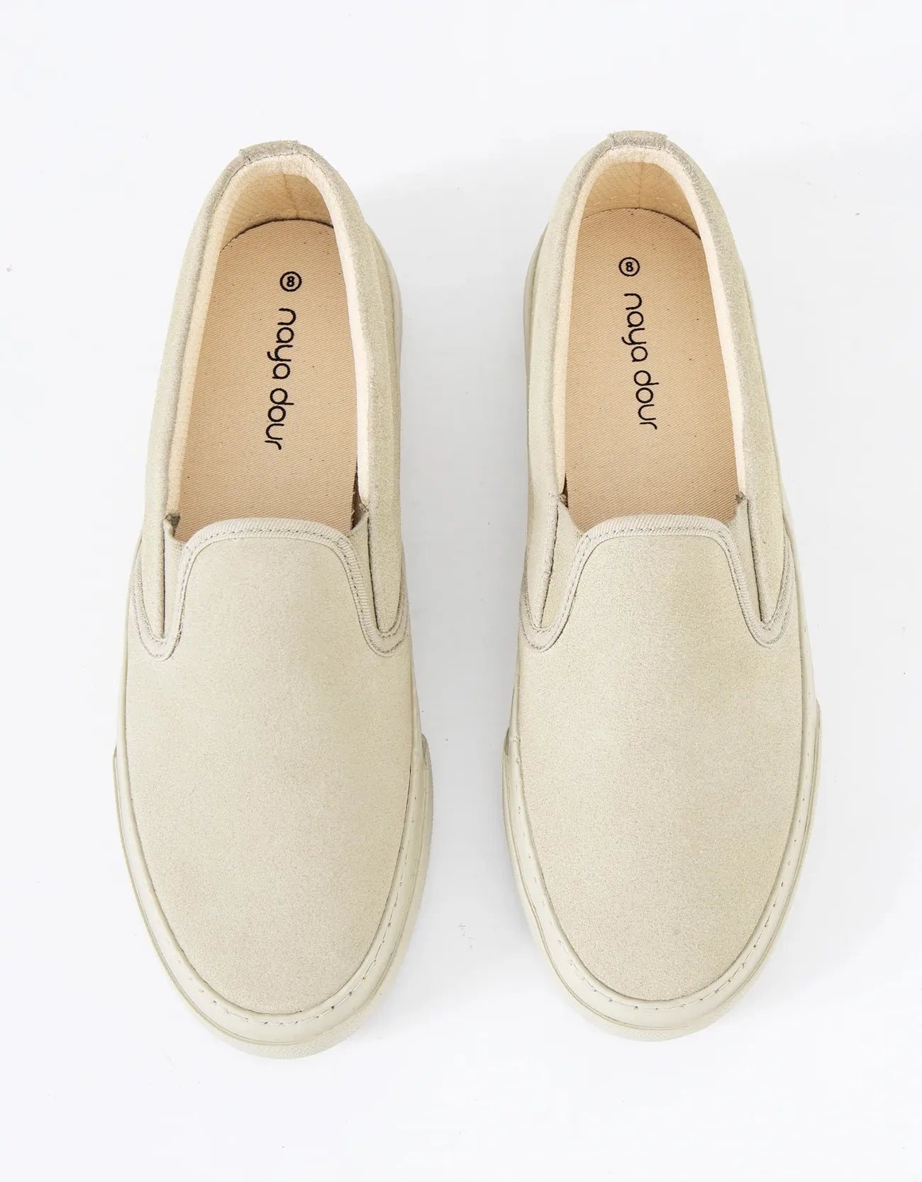 SUEDE LEATHER SLIP ON SHOES