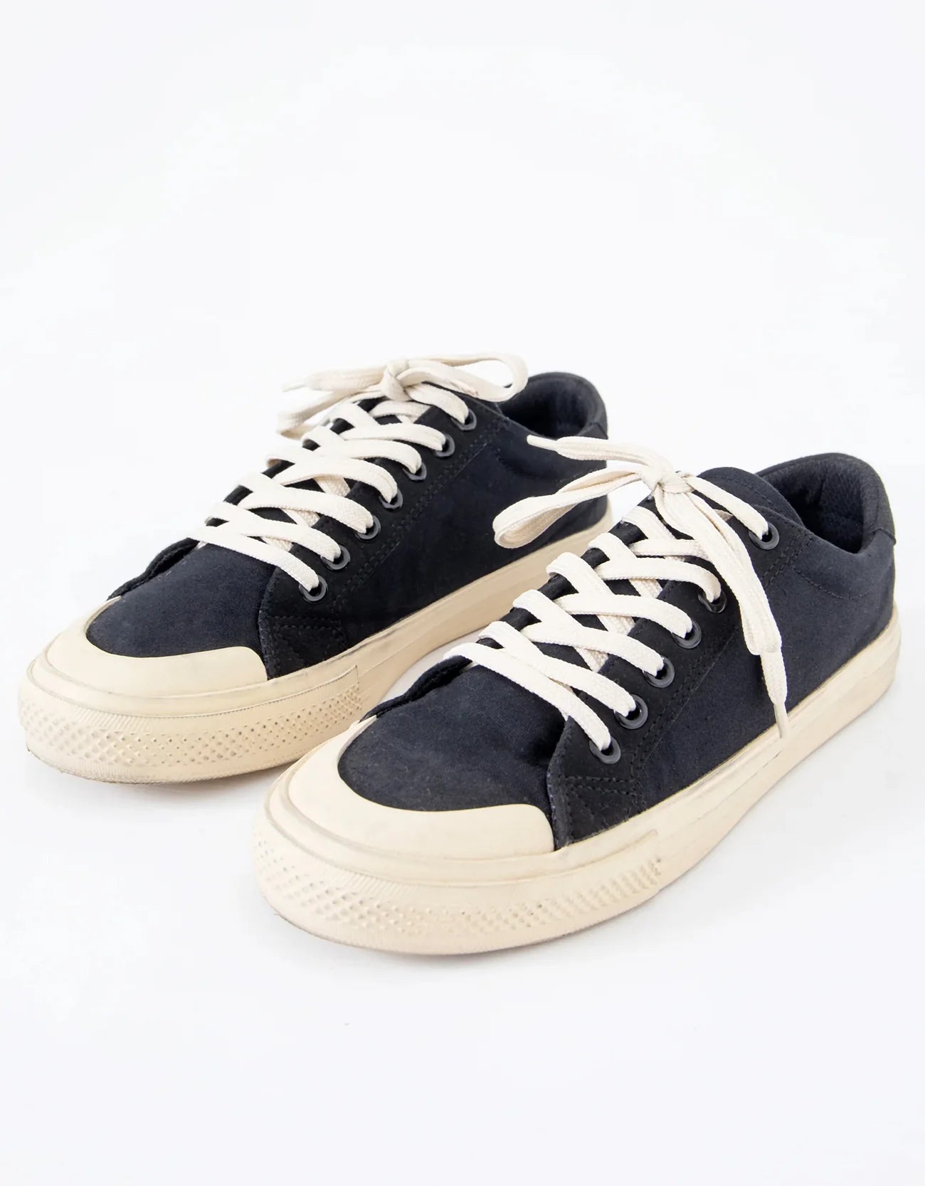 CANVAS SUEDE LACE-UP SNEAKERS