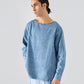 DENIM CREW NECK SHIRT