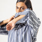STRIPPED BUTTON DOWN SHIRT