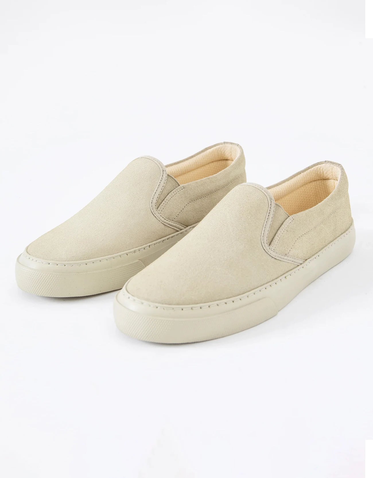 SUEDE LEATHER SLIP ON SHOES