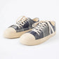 CHECK JUTE LACE-UP SNEAKERS