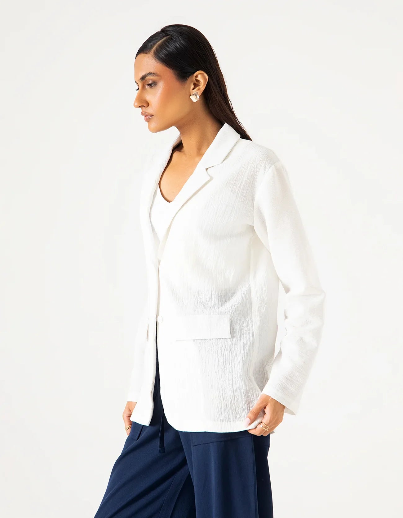 TAILORED TEXTURED BLAZER