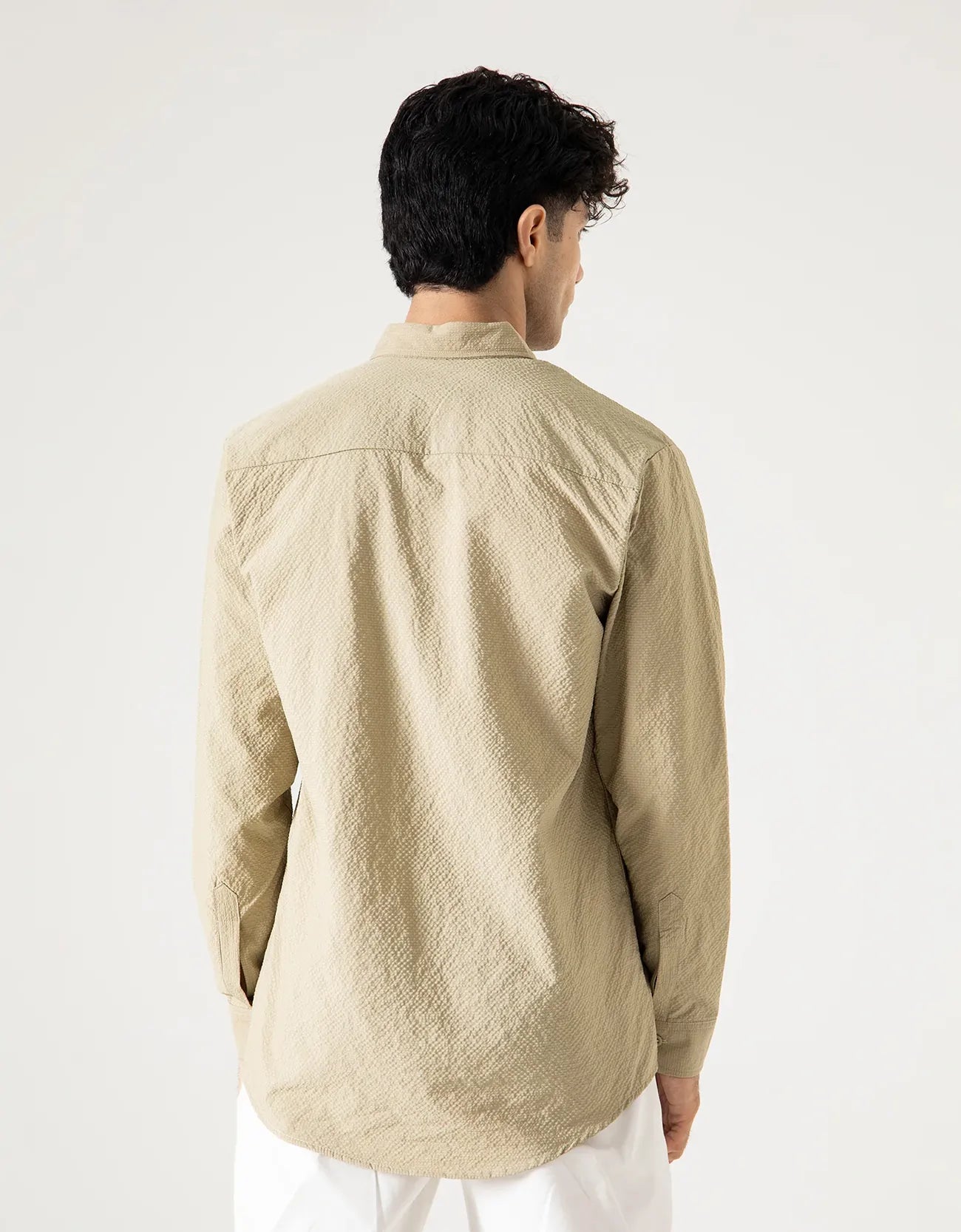 TEXTURED FULL SLEEVES SHIRT