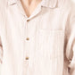 MUSLIN CAMP COLLAR SHIRT