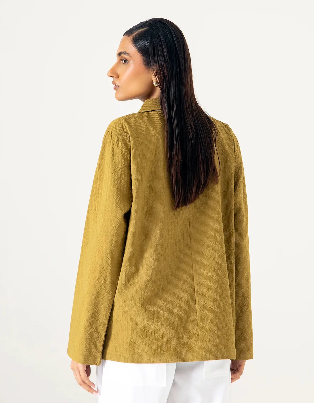 OVERSIZED TEXTURED BLAZER