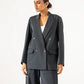 TAILORED OVERSIZED PANAMA BLAZER