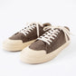 JUTE-SUEDE LACE-UP SNEAKERS