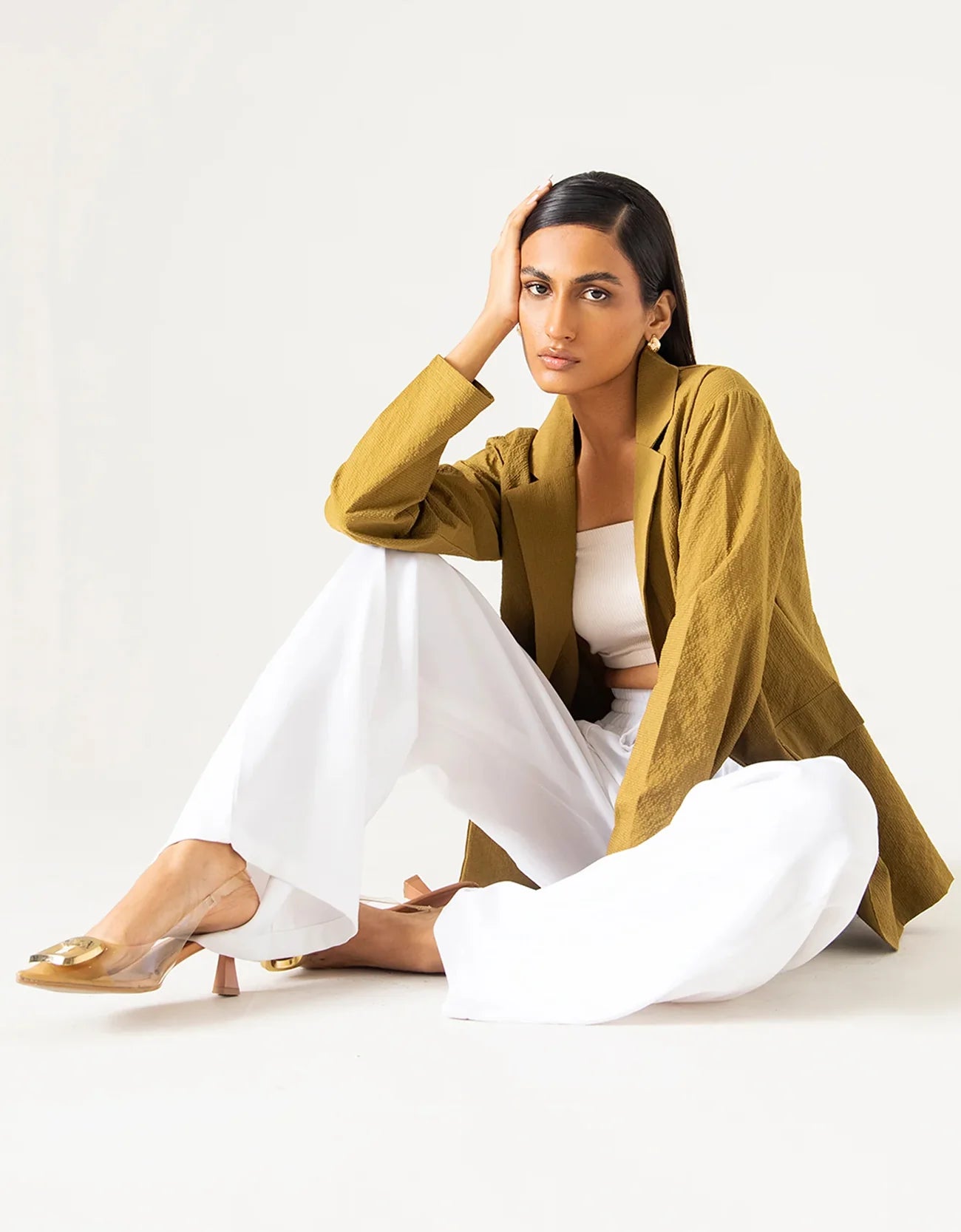 TAILORED TEXTURED BLAZER