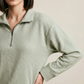 WAFFLE QUARTER ZIPPER SHIRT