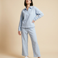 WAFFLE QUARTER ZIPPER SHIRT