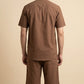 WAFFLE TEXTURED MEN'S SHORTS