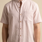 WAFFLE TEXTURED MEN'S CASUAL SHIRT