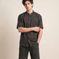 WAFFLE TEXTURED MEN'S CASUAL SHIRT