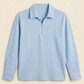 WAFFLE QUARTER ZIPPER SHIRT