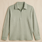 WAFFLE QUARTER ZIPPER SHIRT