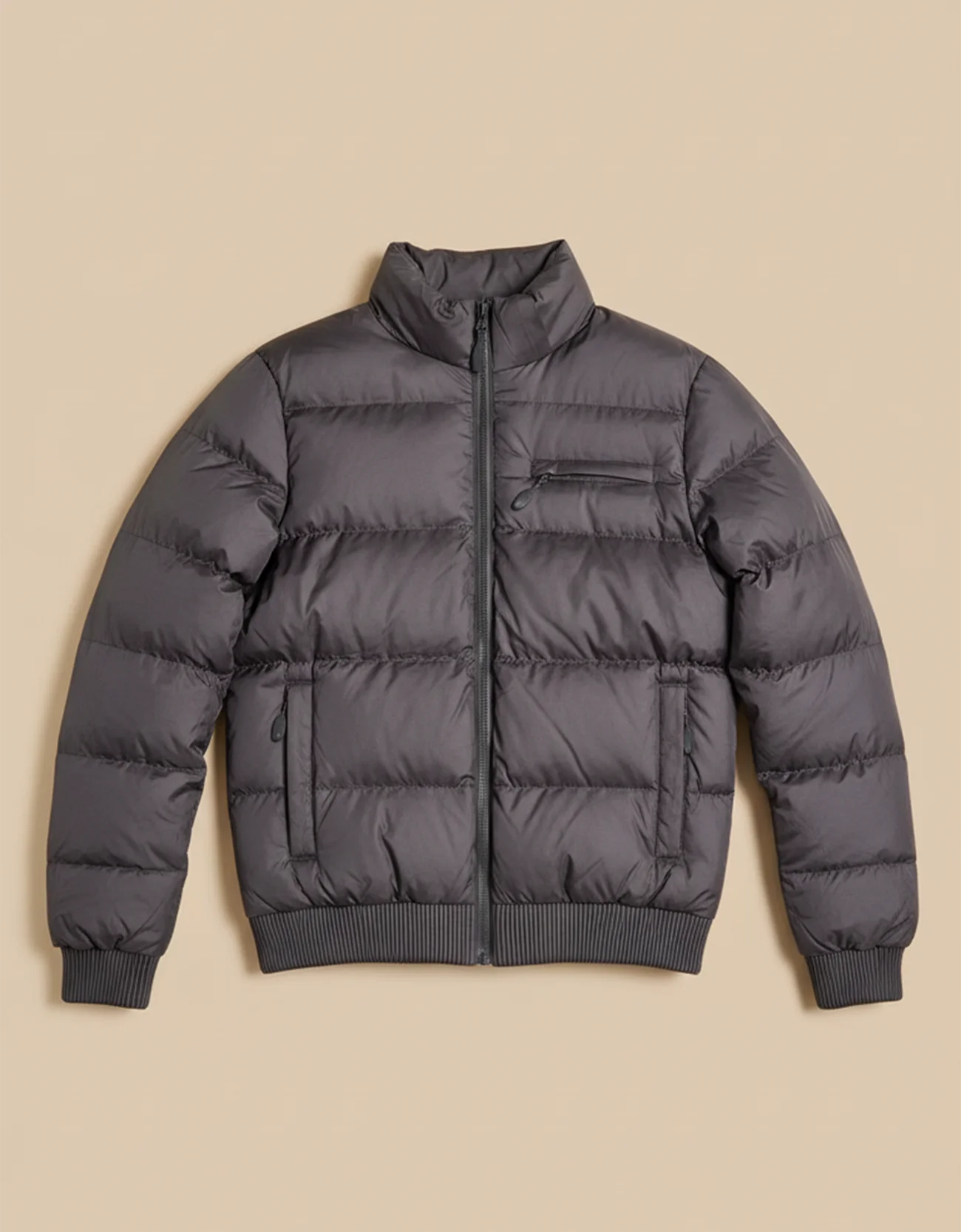 QUILTED HOODED PUFFER