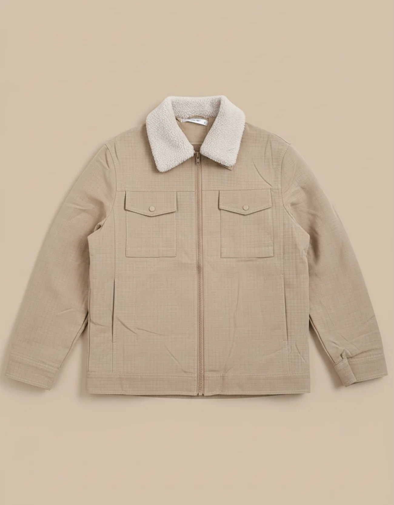 FAUX LEATHER SHACKET