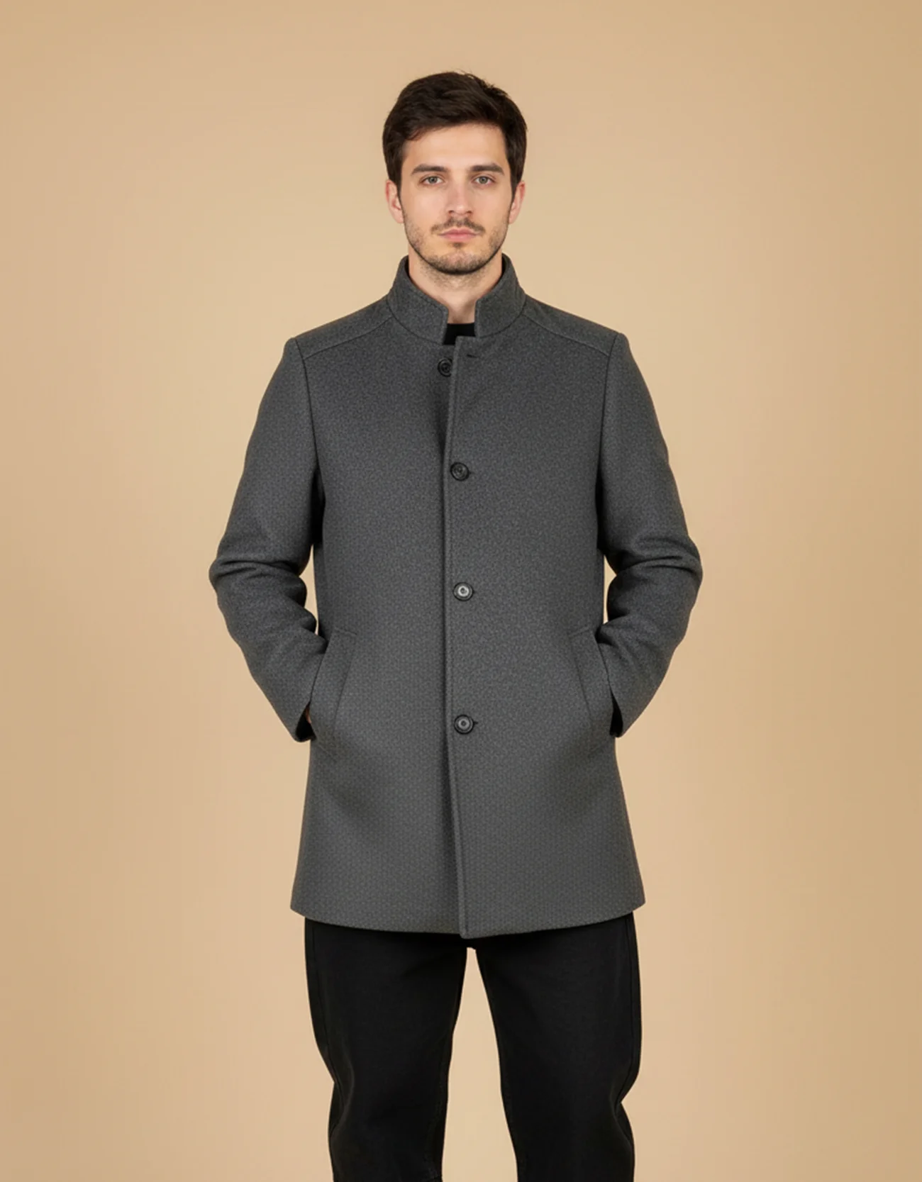 TAILORED WOOLEN OVERCOAT