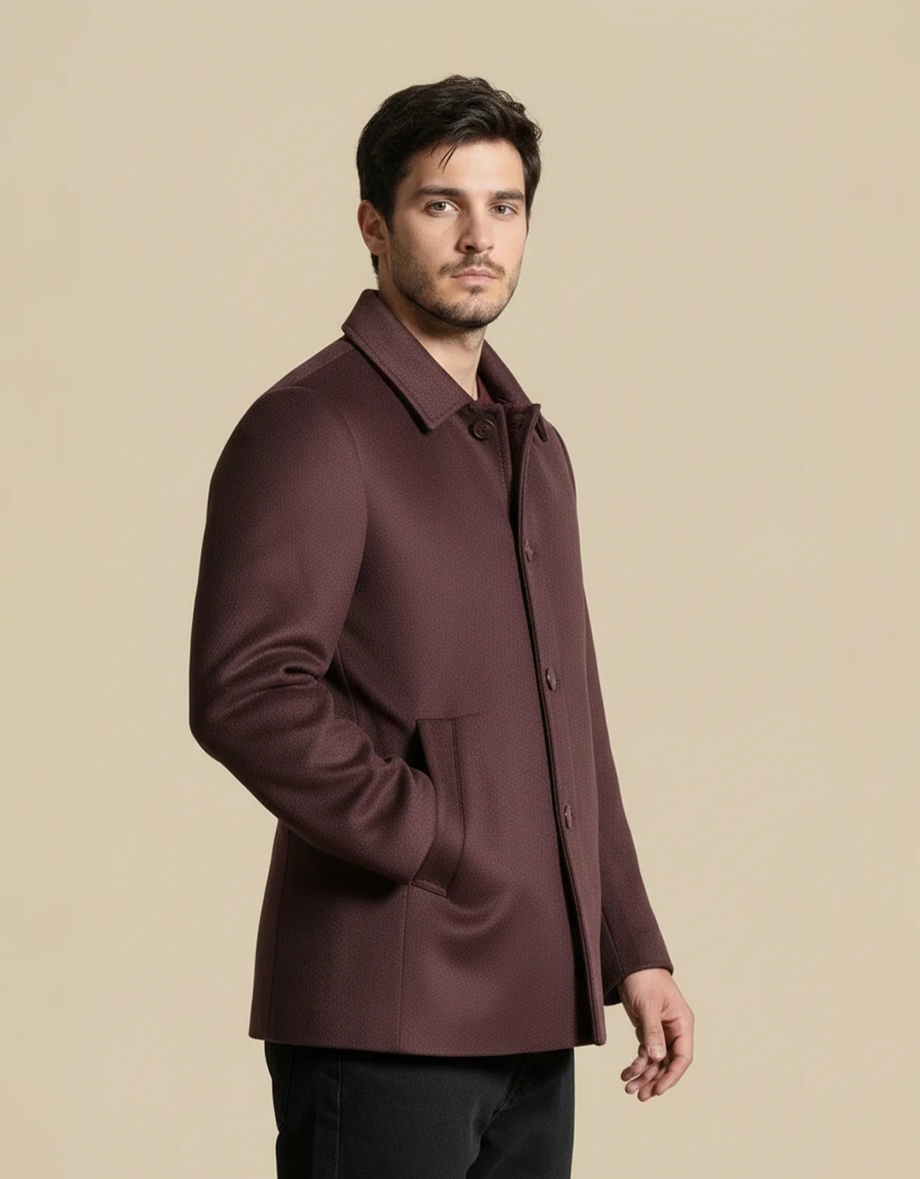 MERLOT OVERCOAT