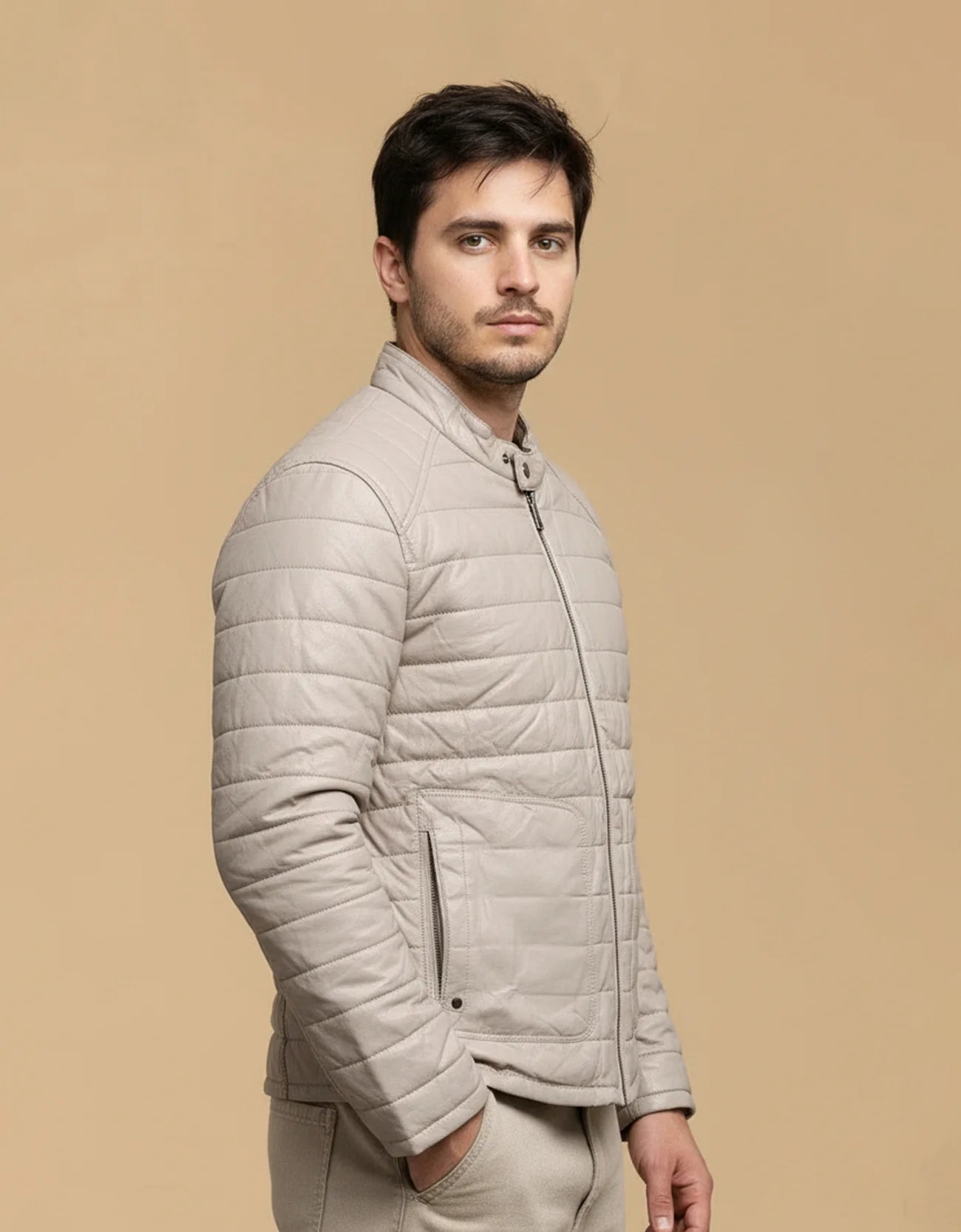 LEATHERETTE BIKERS JACKET