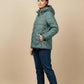 QUILTED HOODED PUFFER