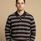 TEXTURED POLO SWEATER