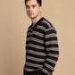 TEXTURED POLO SWEATER