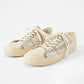 CHECK JUTE LACE-UP SNEAKERS