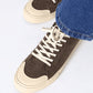 JUTE-SUEDE LACE-UP SNEAKERS